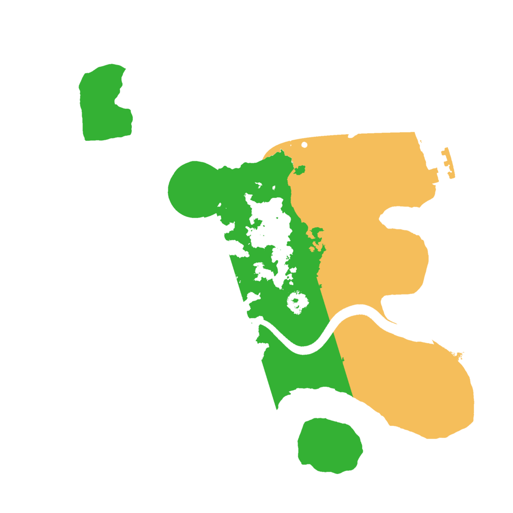 Biome Rust Map: Procedural Map, Size: 2500, Seed: 1839757096
