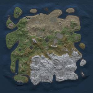 Thumbnail Rust Map: Procedural Map, Size: 3700, Seed: 787378336, 17 Monuments