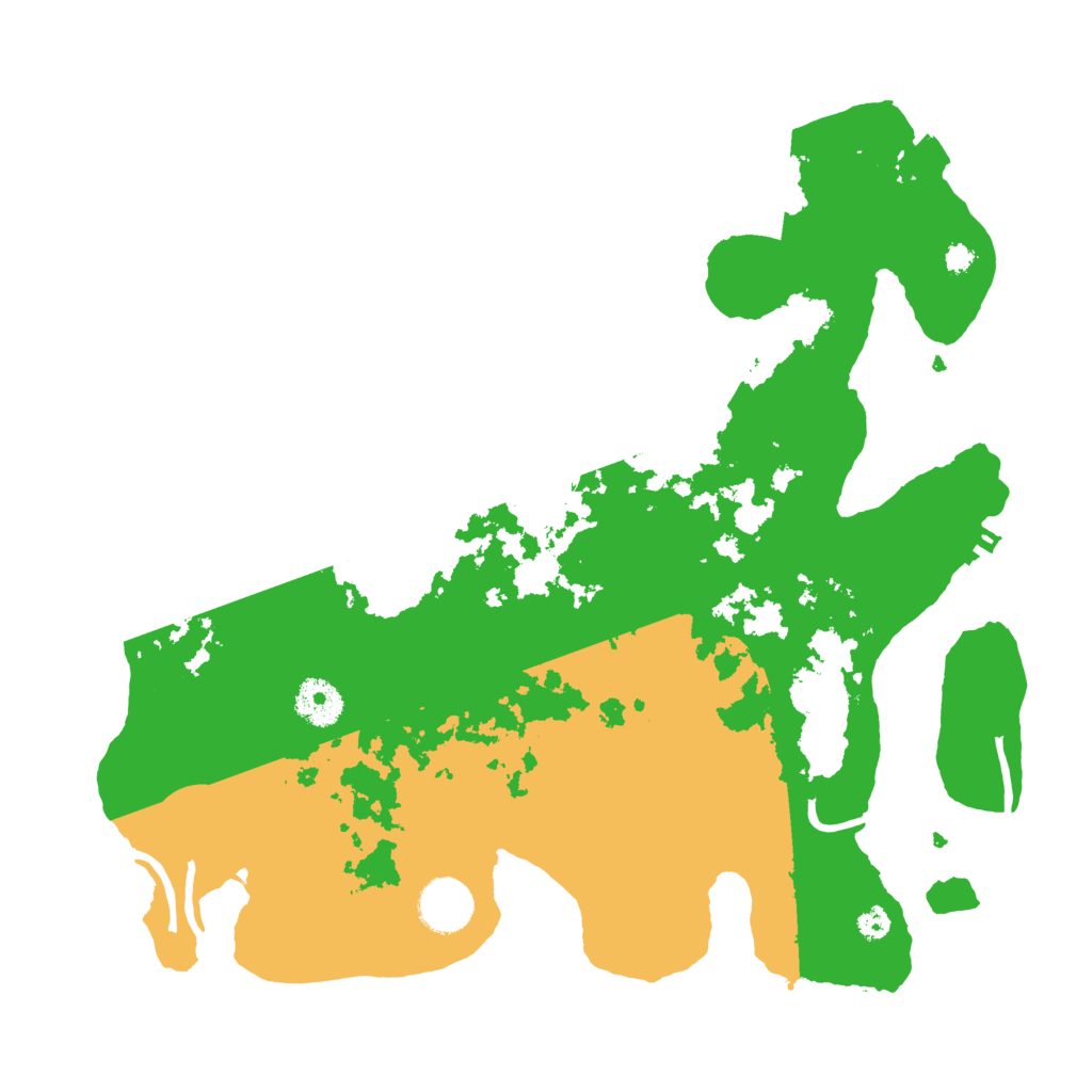 Biome Rust Map: Procedural Map, Size: 3500, Seed: 1603764236