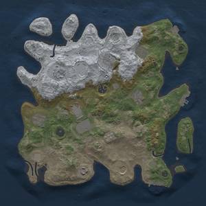 Thumbnail Rust Map: Procedural Map, Size: 3500, Seed: 1603764236, 18 Monuments