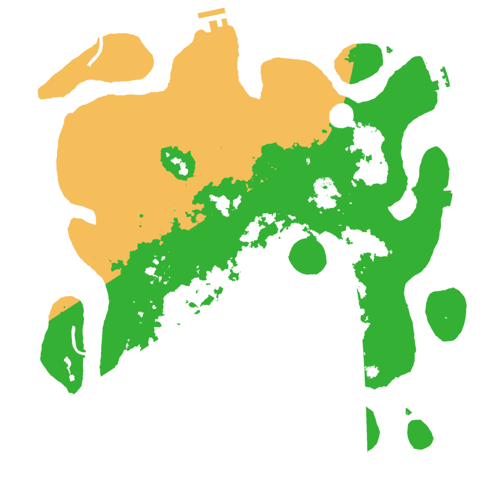 Biome Rust Map: Procedural Map, Size: 3700, Seed: 760952578