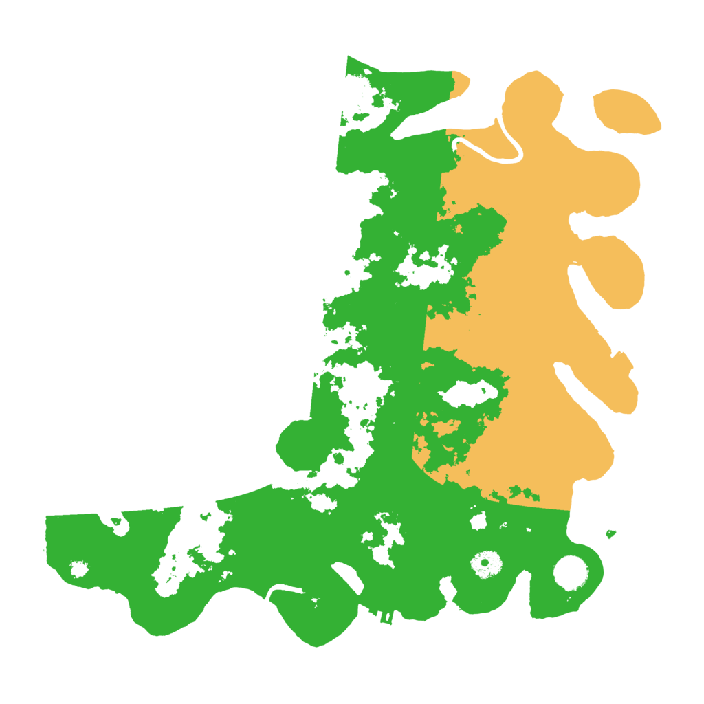 Biome Rust Map: Procedural Map, Size: 3700, Seed: 1886074957