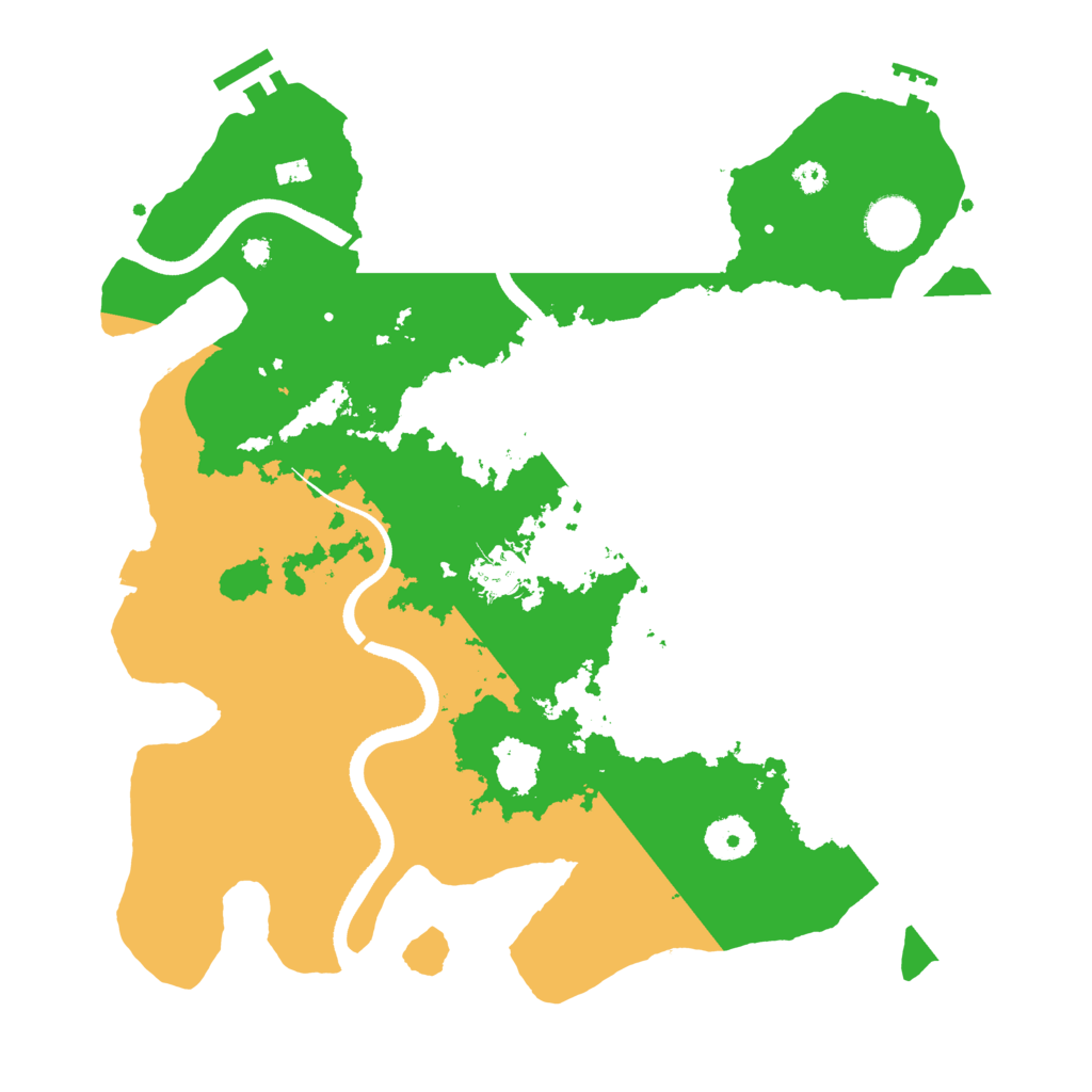 Biome Rust Map: Procedural Map, Size: 3500, Seed: 2098271980