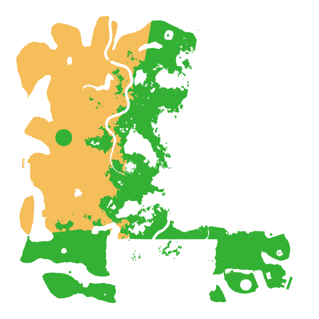 Biome Rust Map: Procedural Map, Size: 5000, Seed: 8416844