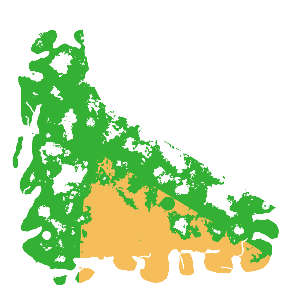 Biome Rust Map: Procedural Map, Size: 6000, Seed: 1661991