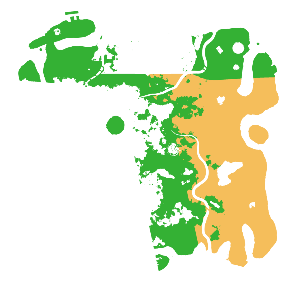 Biome Rust Map: Procedural Map, Size: 4500, Seed: 1347622