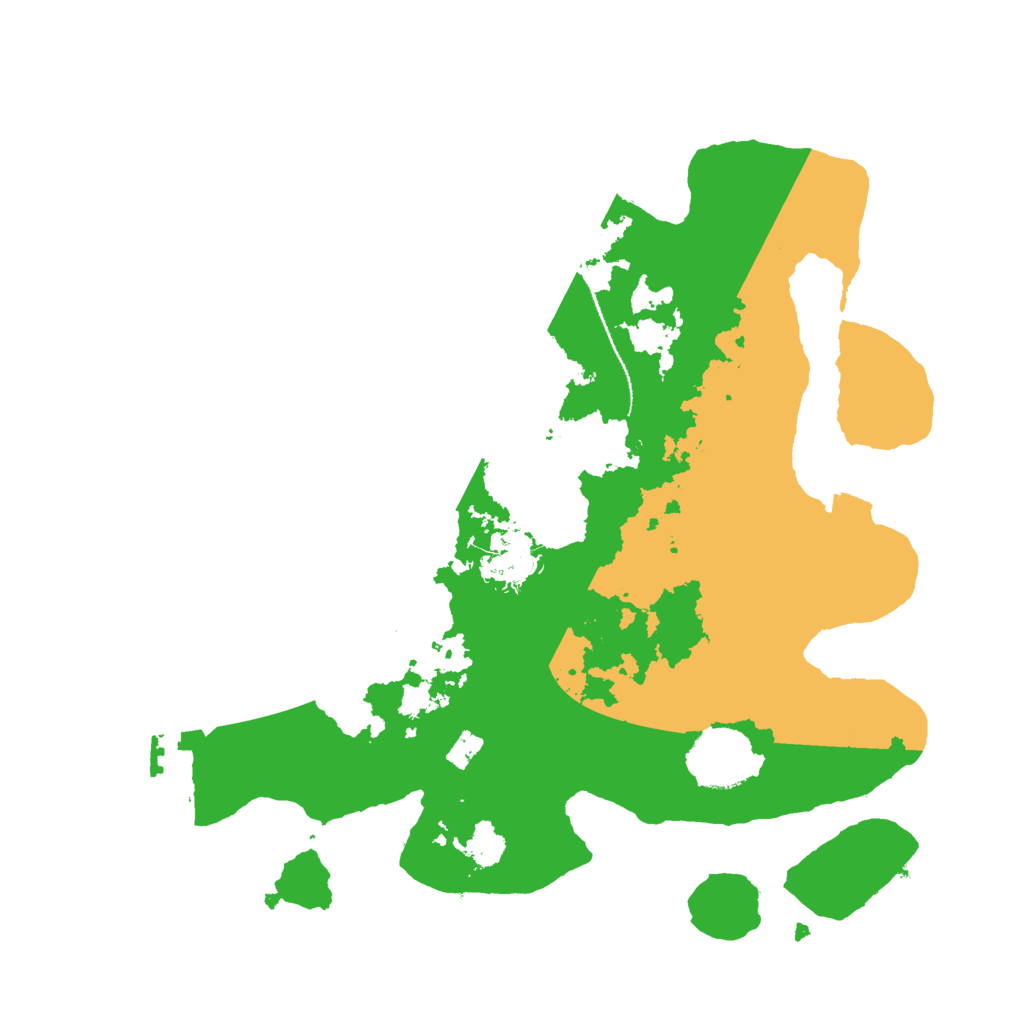 Biome Rust Map: Procedural Map, Size: 3000, Seed: 10538