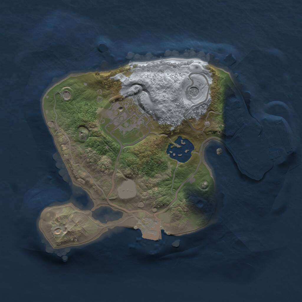 Rust Map: Procedural Map, Size: 1812, Seed: 1514415666, 5 Monuments