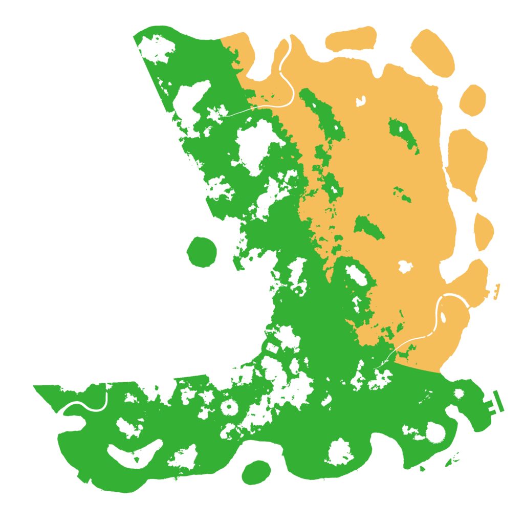 Biome Rust Map: Procedural Map, Size: 4800, Seed: 657040729