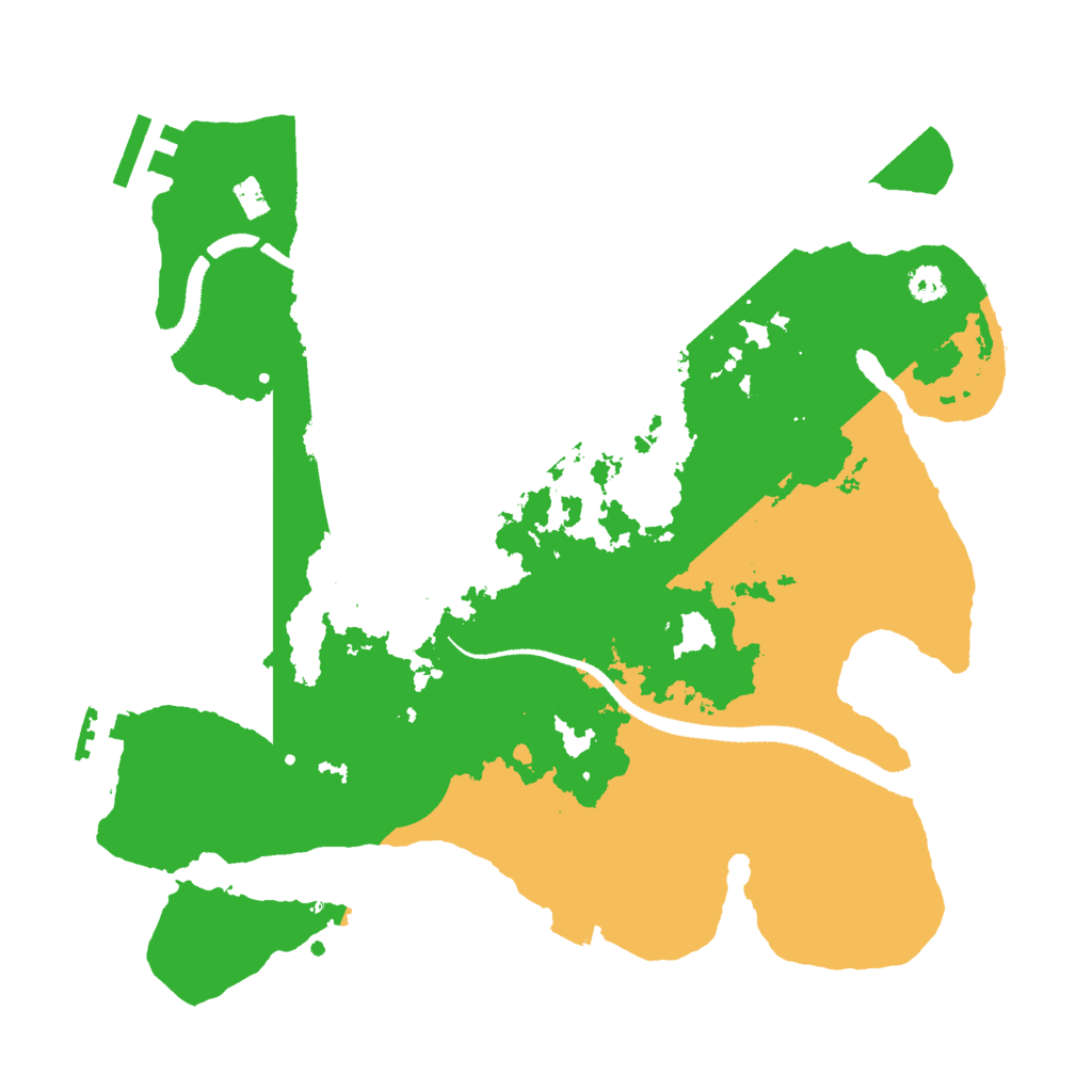 Biome Rust Map: Procedural Map, Size: 3000, Seed: 640111720