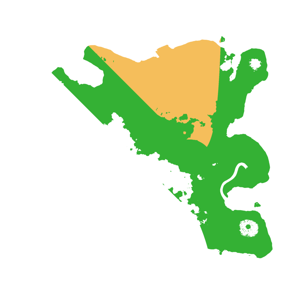 Biome Rust Map: Procedural Map, Size: 2500, Seed: 2145865459