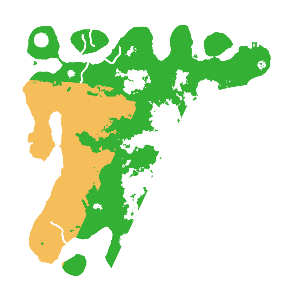 Biome Rust Map: Procedural Map, Size: 3600, Seed: 10912