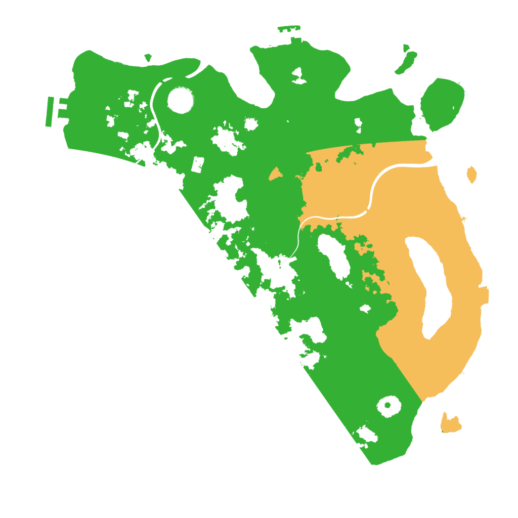 Biome Rust Map: Procedural Map, Size: 3500, Seed: 363246955