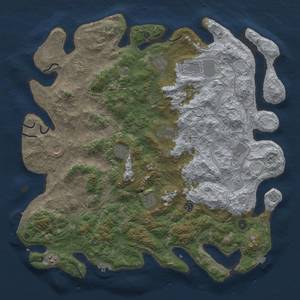 Thumbnail Rust Map: Procedural Map, Size: 4802, Seed: 1429280755, 19 Monuments