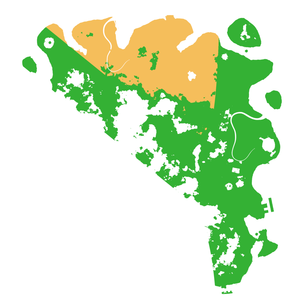 Biome Rust Map: Procedural Map, Size: 4250, Seed: 72240
