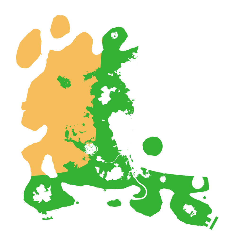 Biome Rust Map: Procedural Map, Size: 3500, Seed: 1982847954