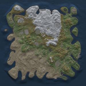 Thumbnail Rust Map: Procedural Map, Size: 4250, Seed: 68009406, 19 Monuments