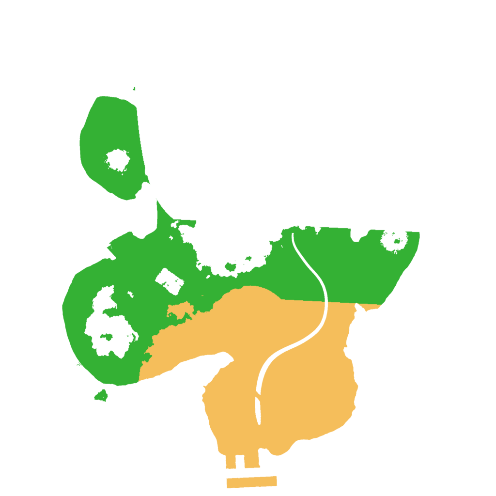 Biome Rust Map: Procedural Map, Size: 2000, Seed: 1234567895