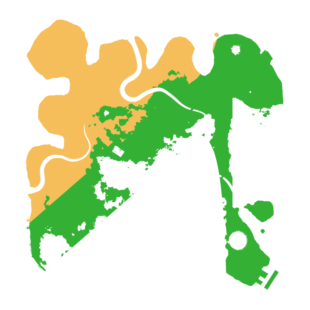 Biome Rust Map: Procedural Map, Size: 3000, Seed: 958125139