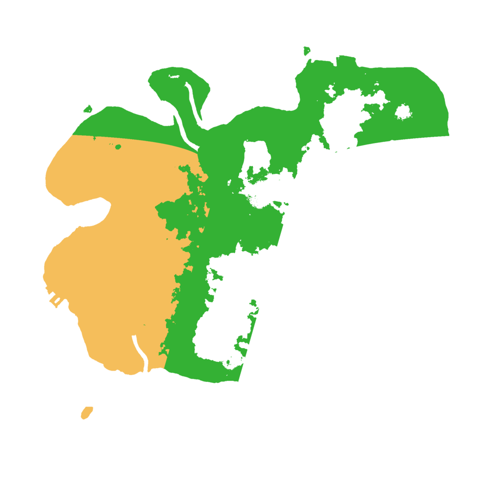 Biome Rust Map: Procedural Map, Size: 3000, Seed: 16398