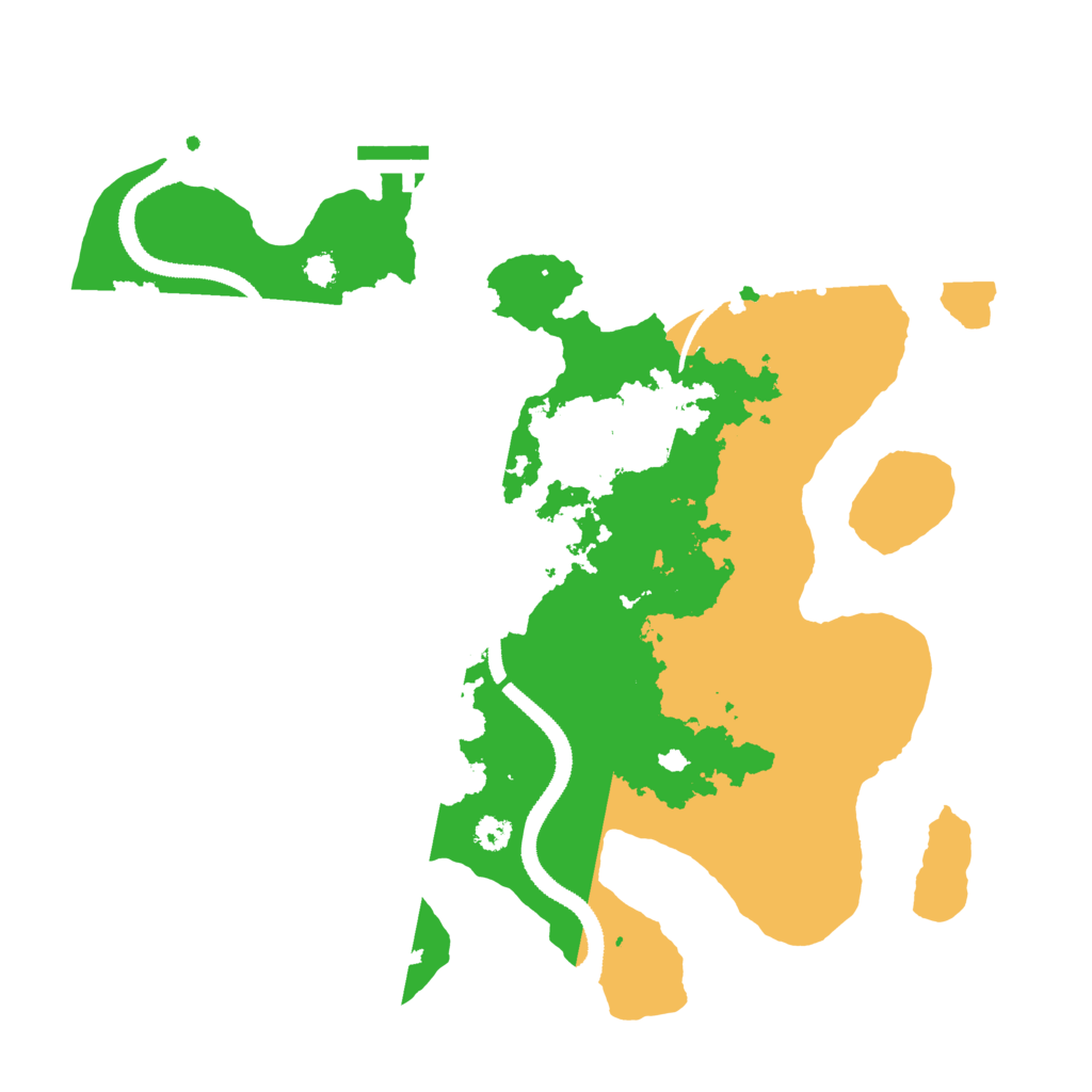 Biome Rust Map: Procedural Map, Size: 3100, Seed: 989106478