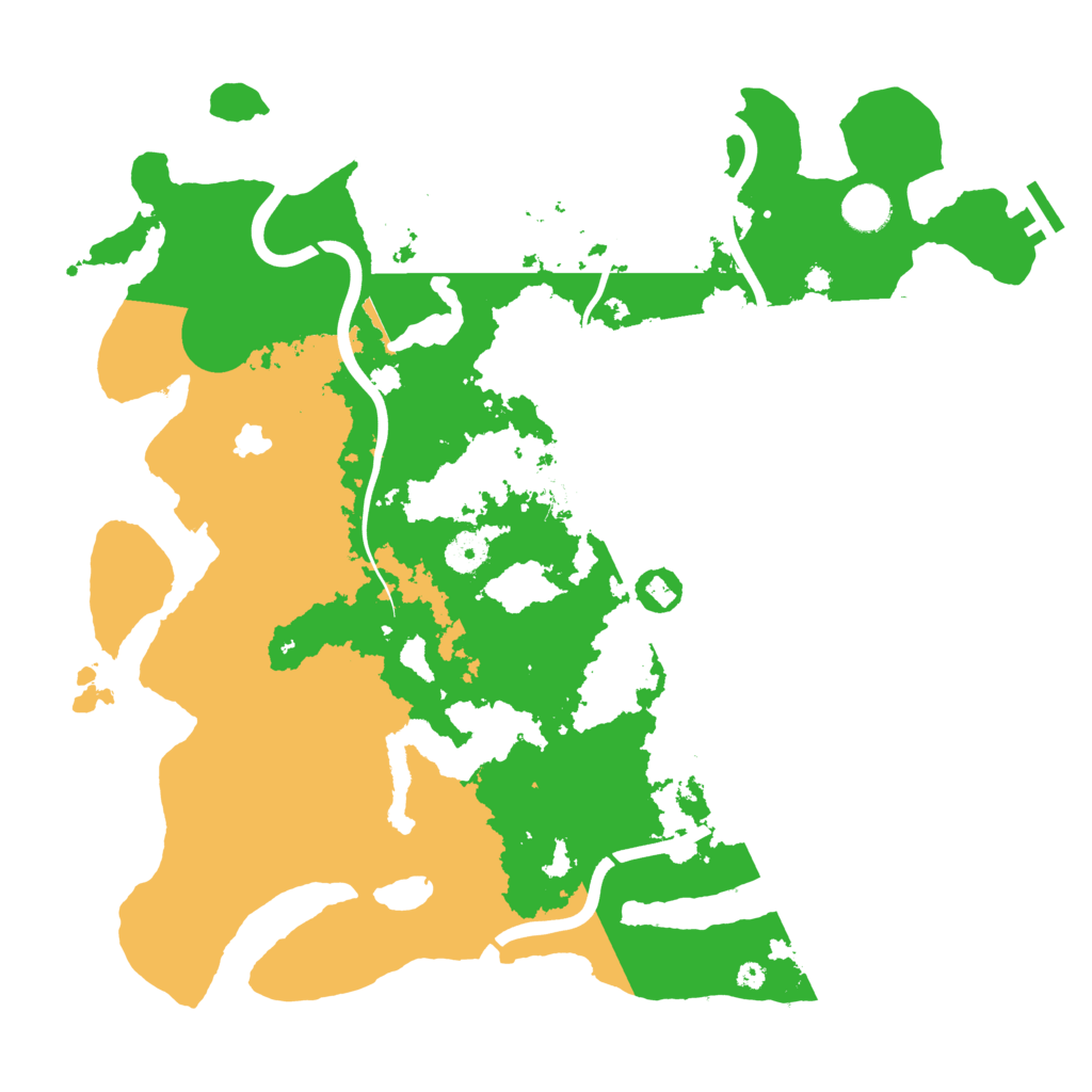 Biome Rust Map: Procedural Map, Size: 4000, Seed: 801623407