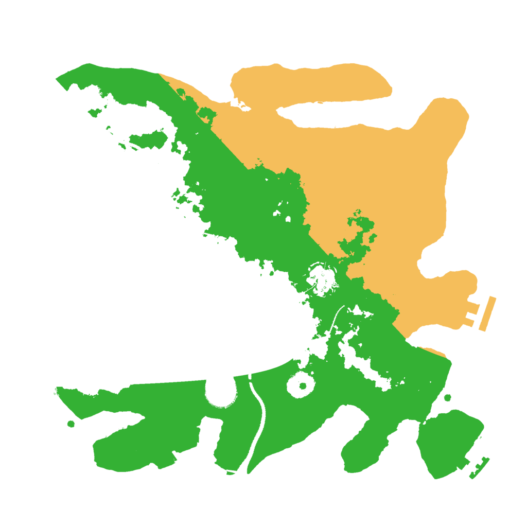 Biome Rust Map: Procedural Map, Size: 3000, Seed: 847478130