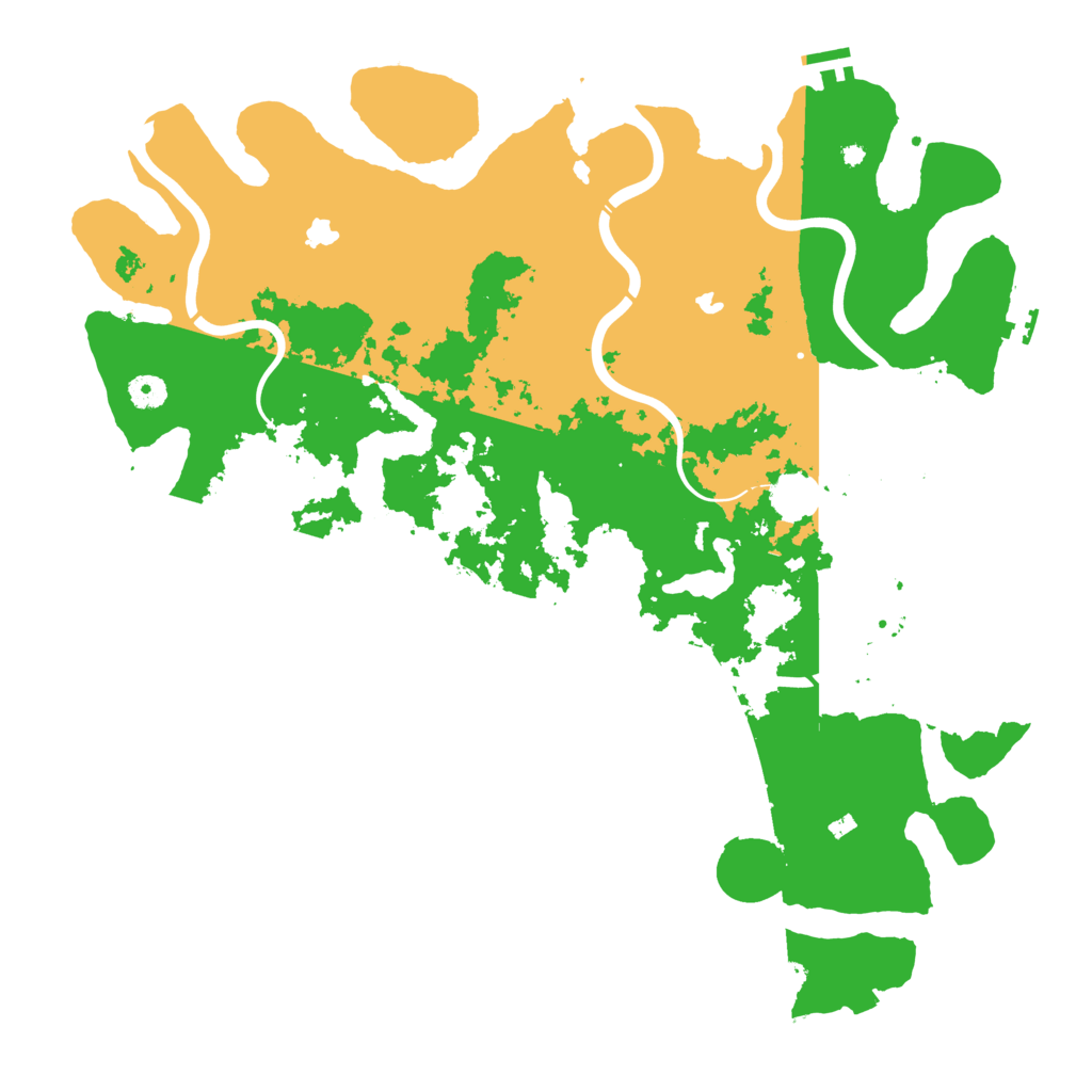 Biome Rust Map: Procedural Map, Size: 4500, Seed: 396196568