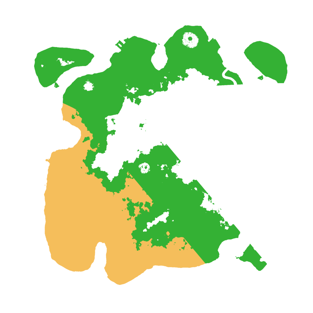 Biome Rust Map: Procedural Map, Size: 3000, Seed: 5804