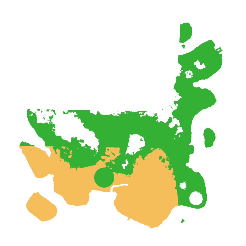 Biome Rust Map: Procedural Map, Size: 3250, Seed: 791121399