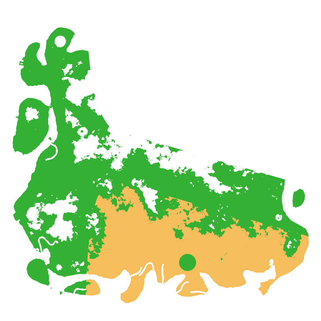 Biome Rust Map: Procedural Map, Size: 5000, Seed: 387186047