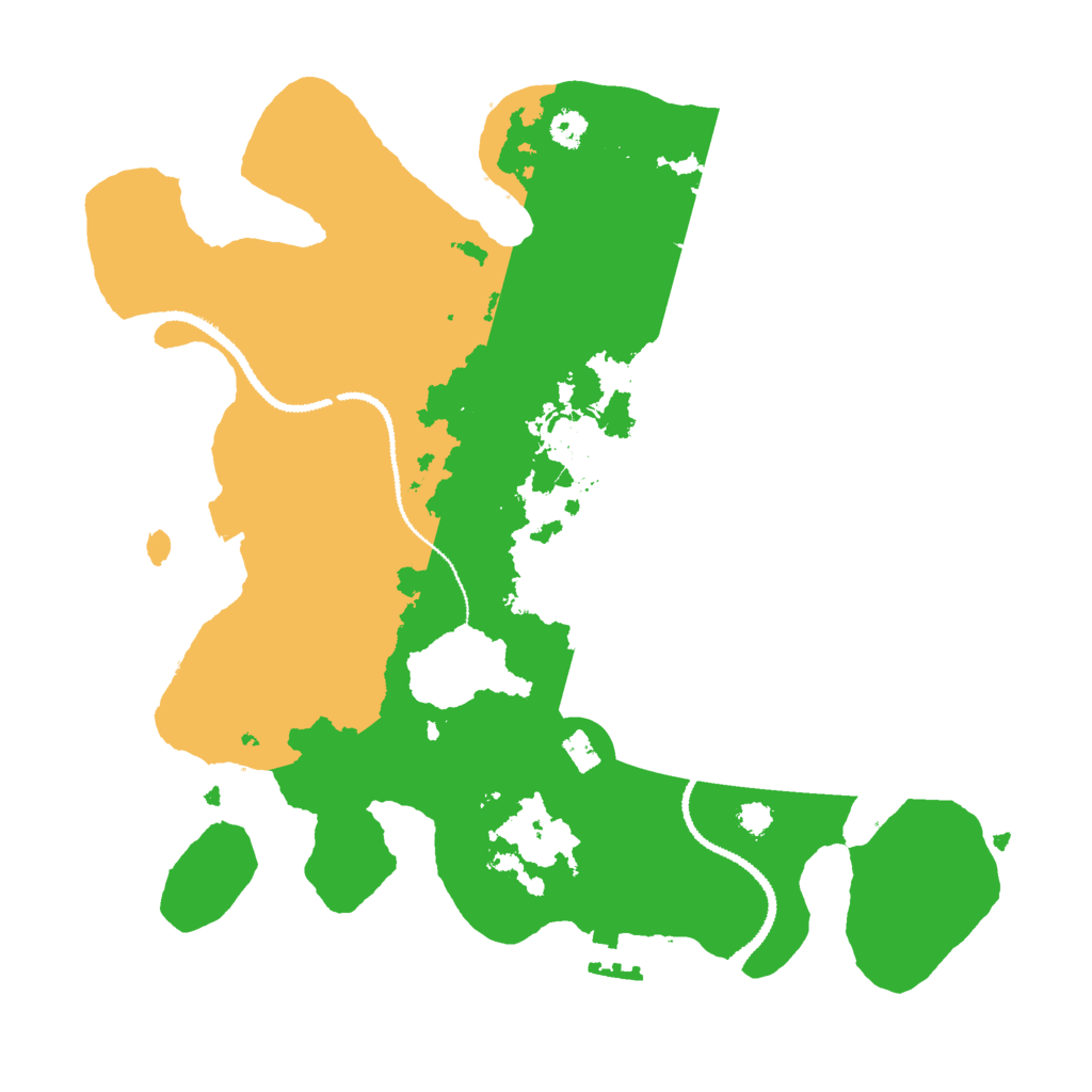 Biome Rust Map: Procedural Map, Size: 3000, Seed: 2163