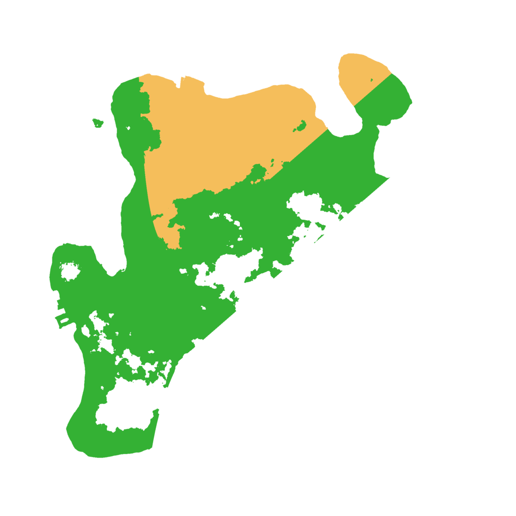 Biome Rust Map: Procedural Map, Size: 2500, Seed: 267171504