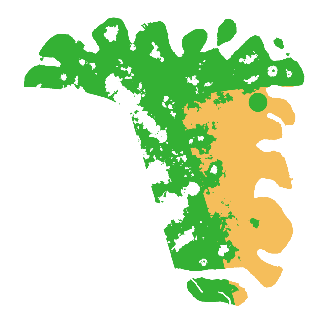 Biome Rust Map: Procedural Map, Size: 4500, Seed: 95780