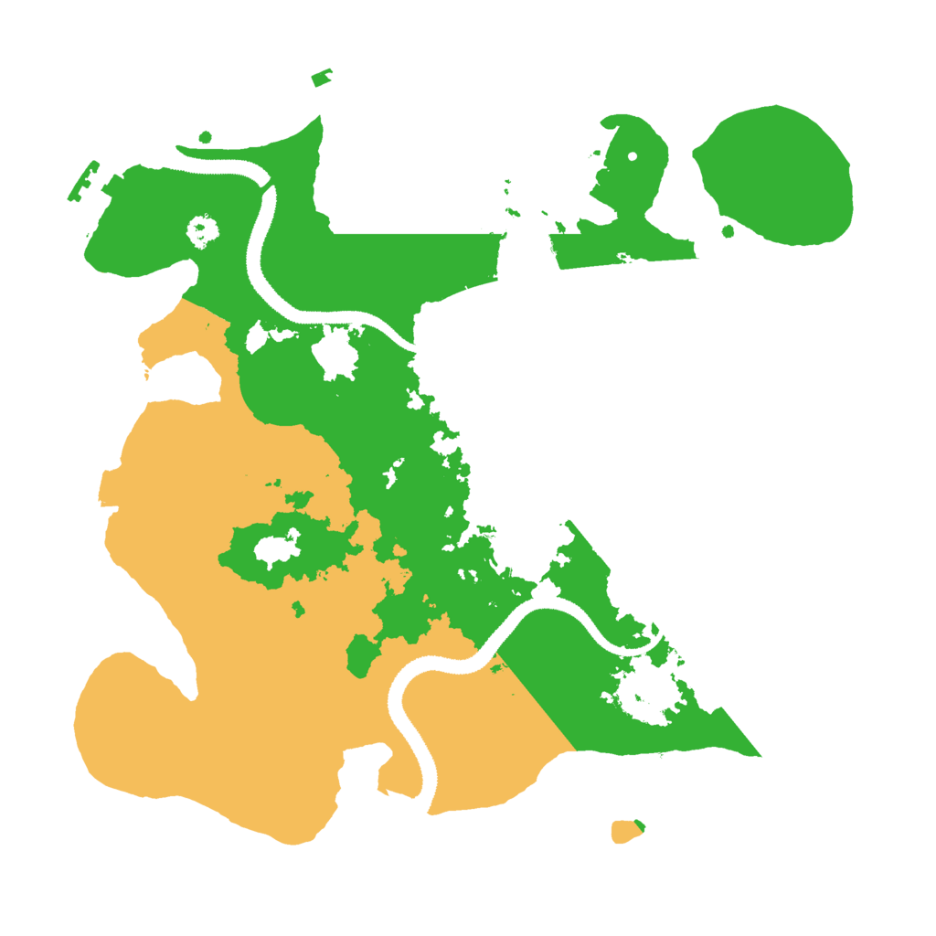 Biome Rust Map: Procedural Map, Size: 3000, Seed: 1922789650