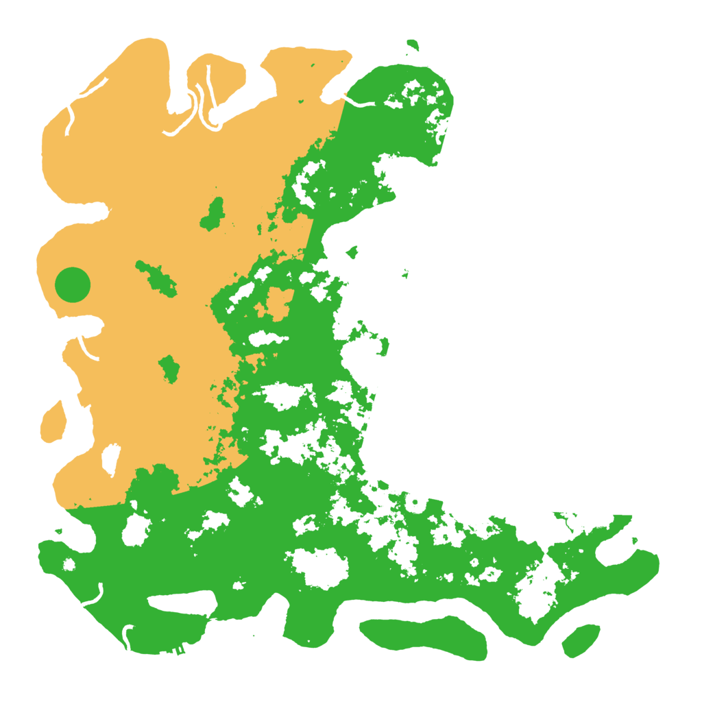 Biome Rust Map: Procedural Map, Size: 5222, Seed: 942790562