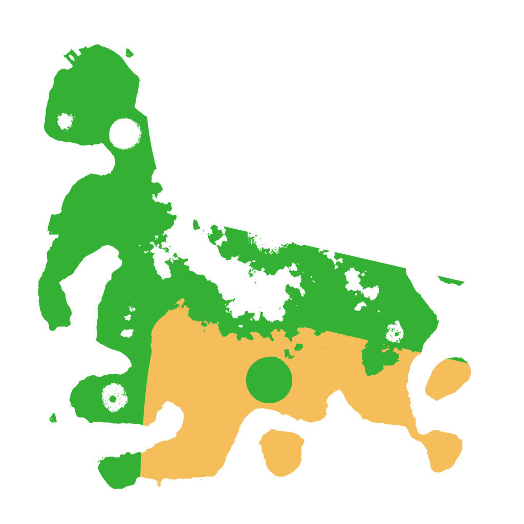 Biome Rust Map: Procedural Map, Size: 3000, Seed: 1333810290