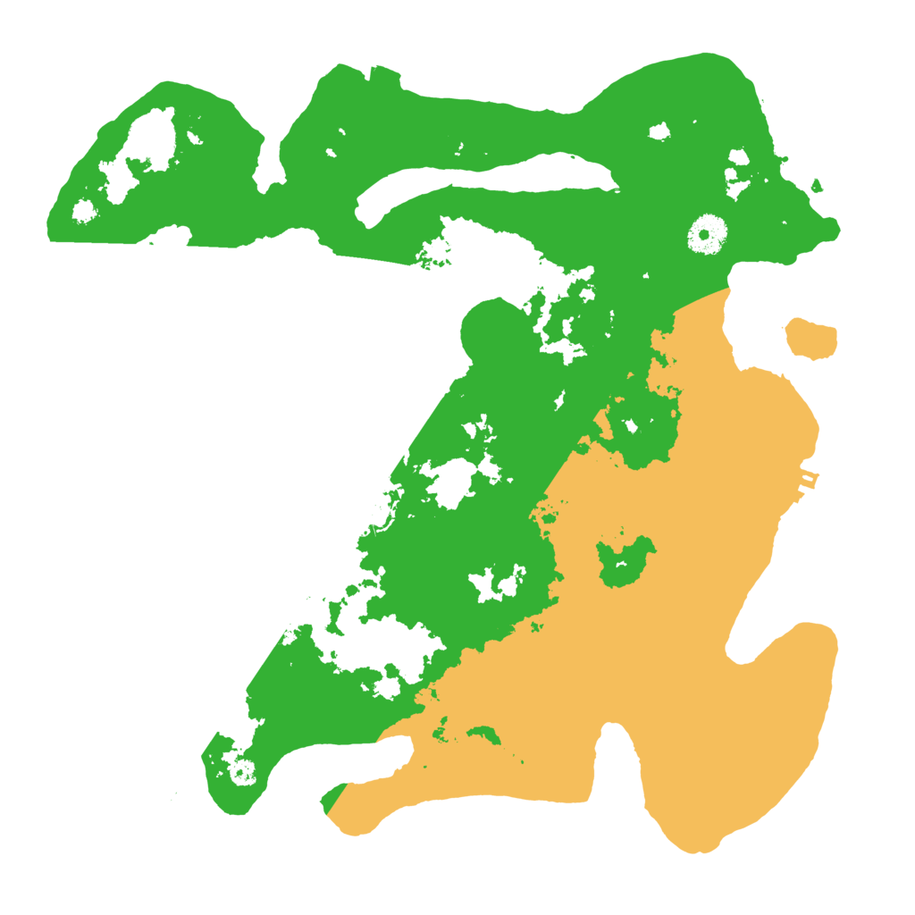 Biome Rust Map: Procedural Map, Size: 3500, Seed: 315648