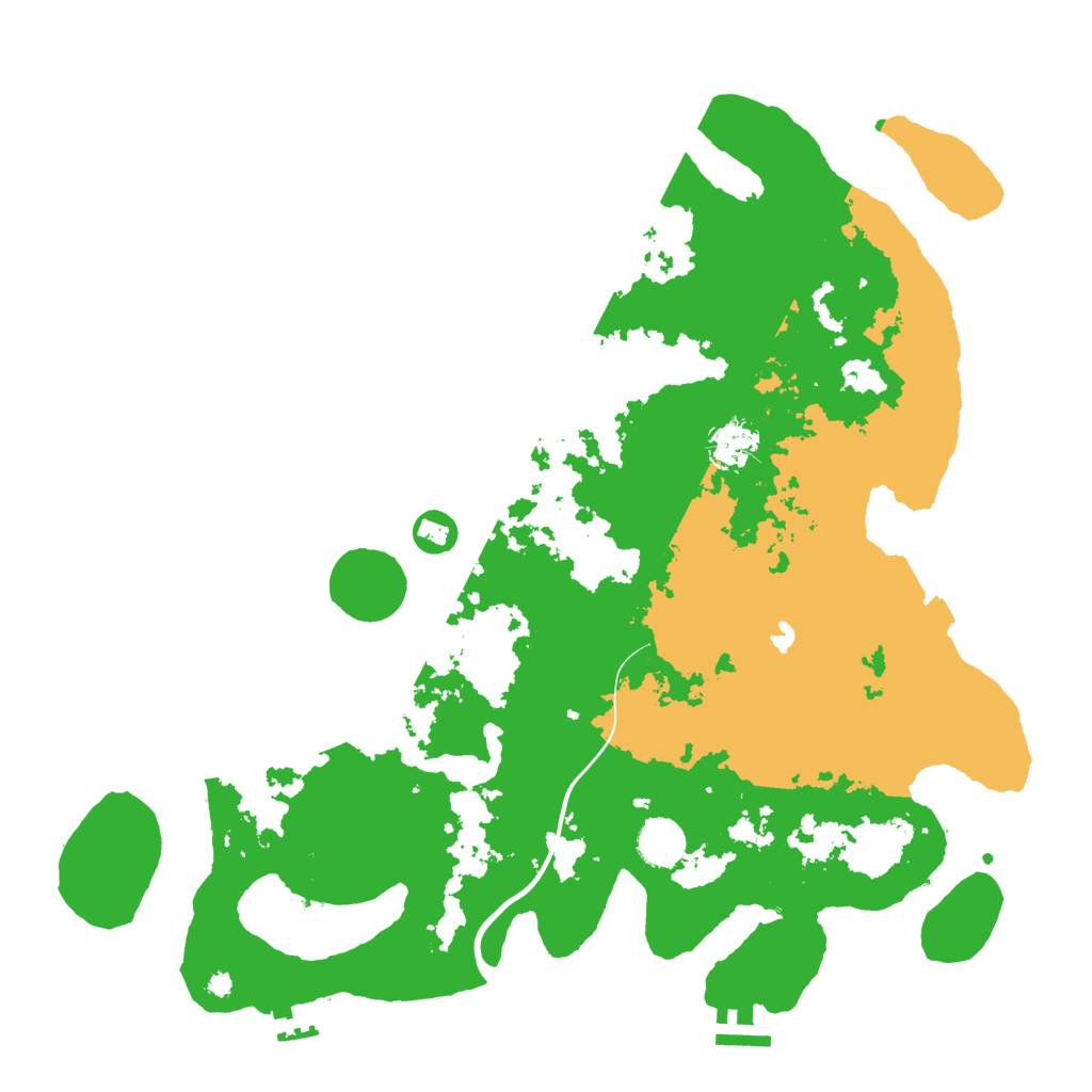 Biome Rust Map: Procedural Map, Size: 4000, Seed: 25894