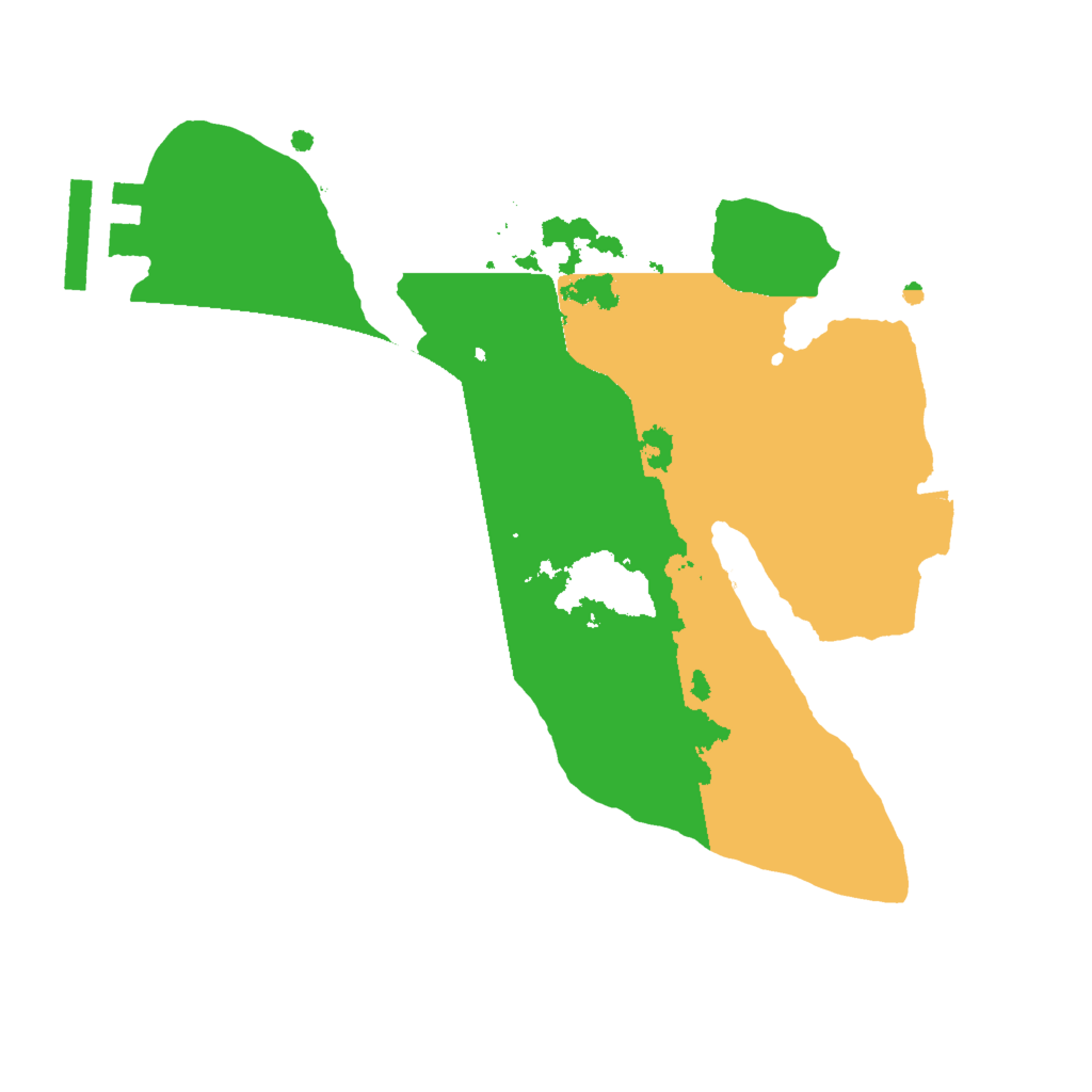 Biome Rust Map: Procedural Map, Size: 2000, Seed: 1195549590