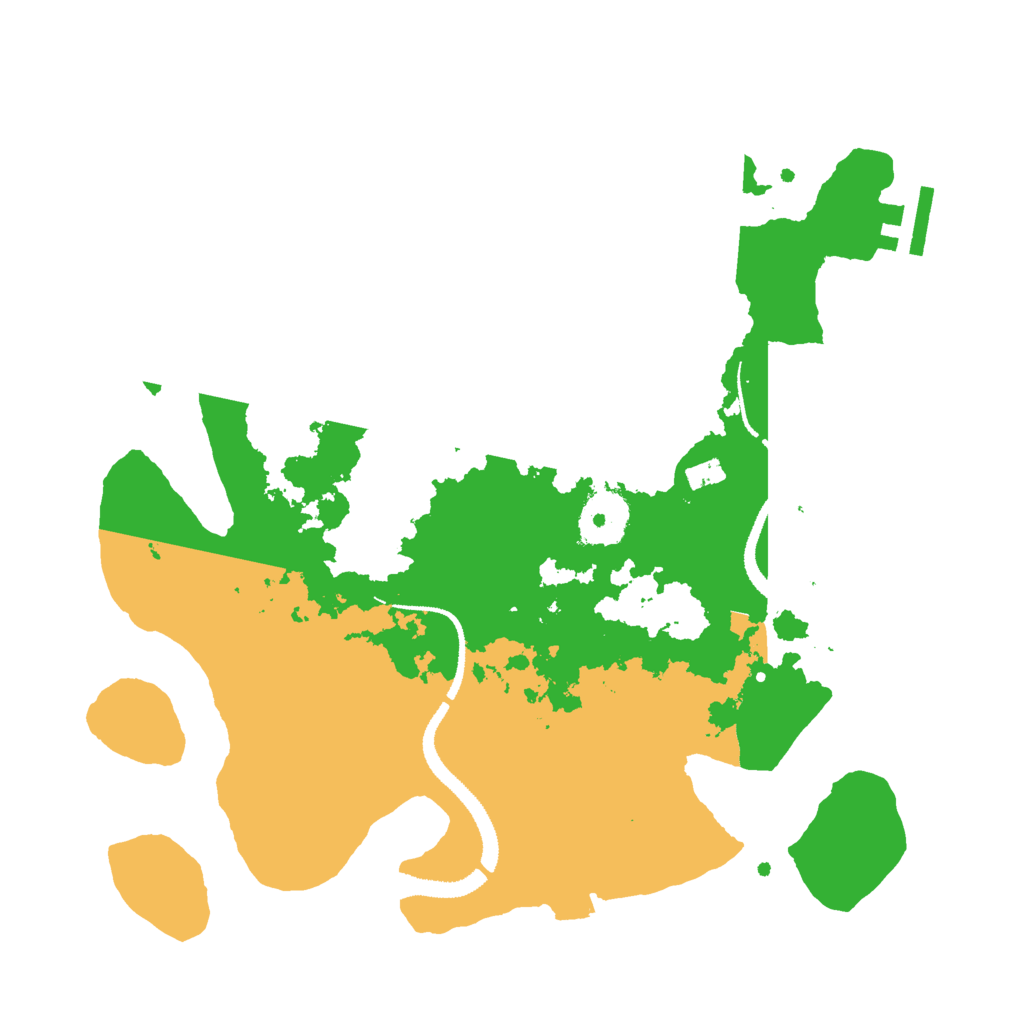 Biome Rust Map: Procedural Map, Size: 3000, Seed: 15578