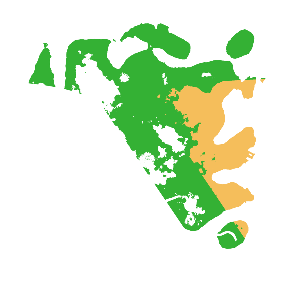 Biome Rust Map: Procedural Map, Size: 3000, Seed: 19965