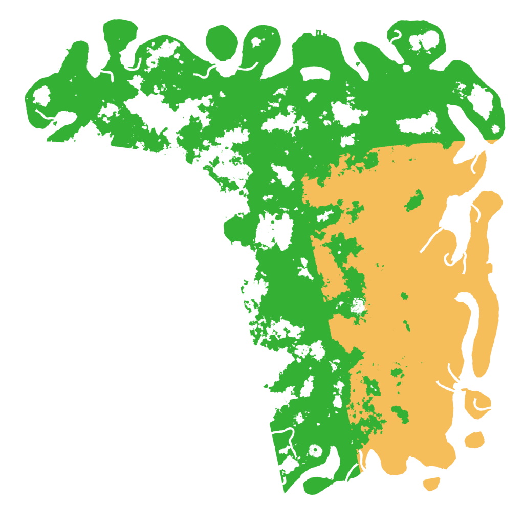 Biome Rust Map: Procedural Map, Size: 6000, Seed: 1262680722