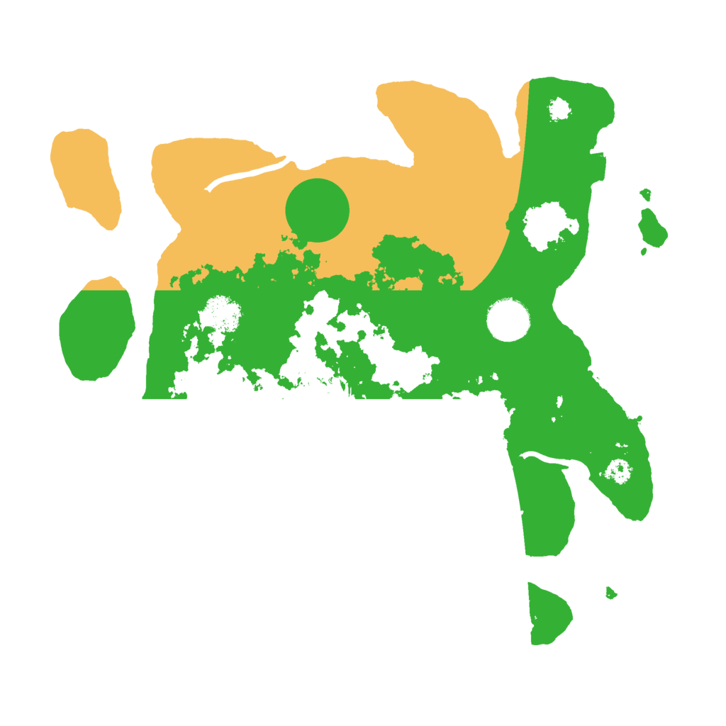 Biome Rust Map: Procedural Map, Size: 3000, Seed: 32677