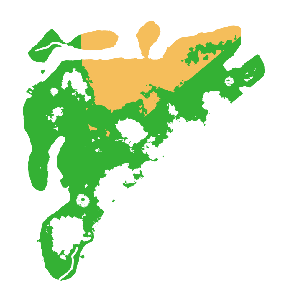 Biome Rust Map: Procedural Map, Size: 3500, Seed: 730292448