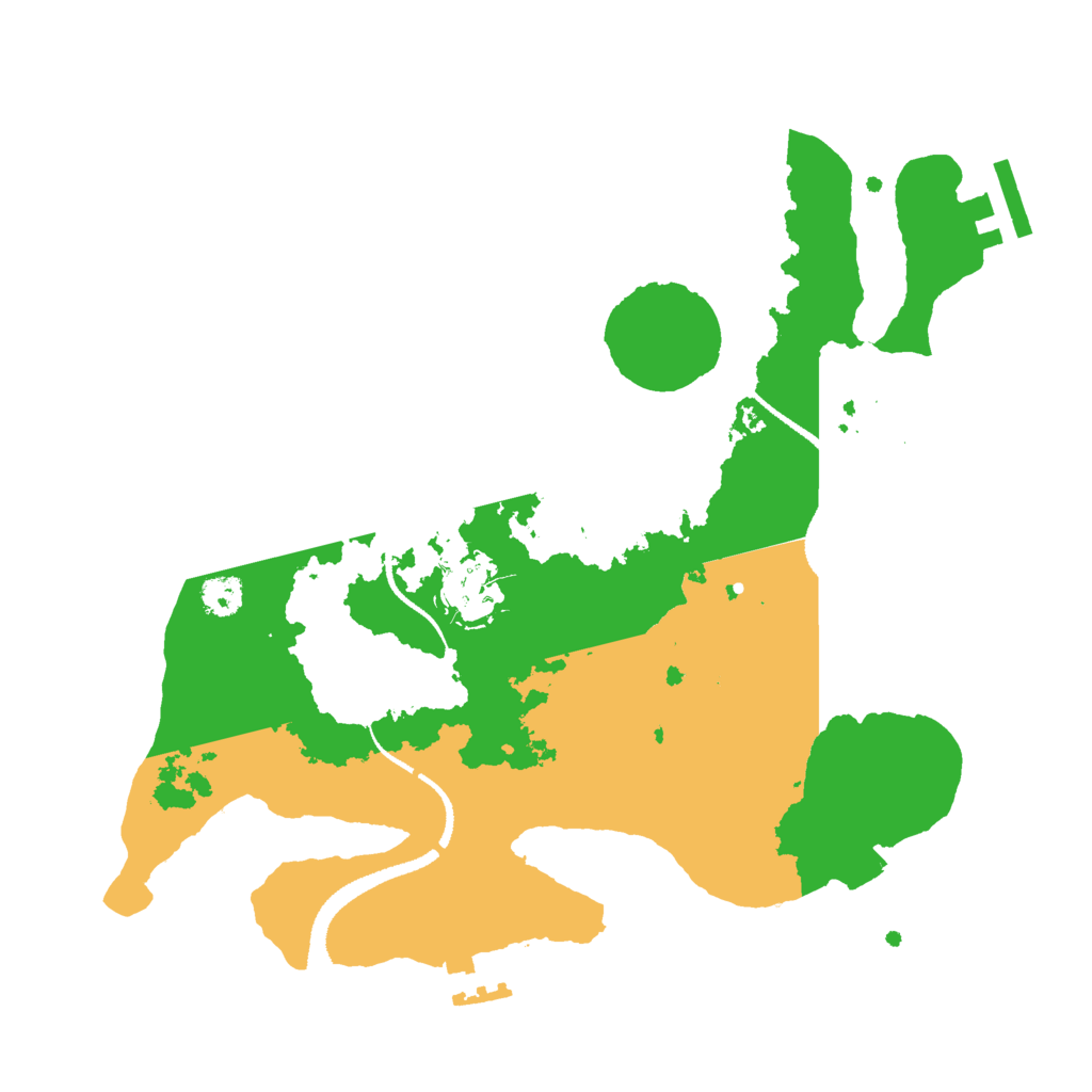 Biome Rust Map: Procedural Map, Size: 2800, Seed: 2011027179