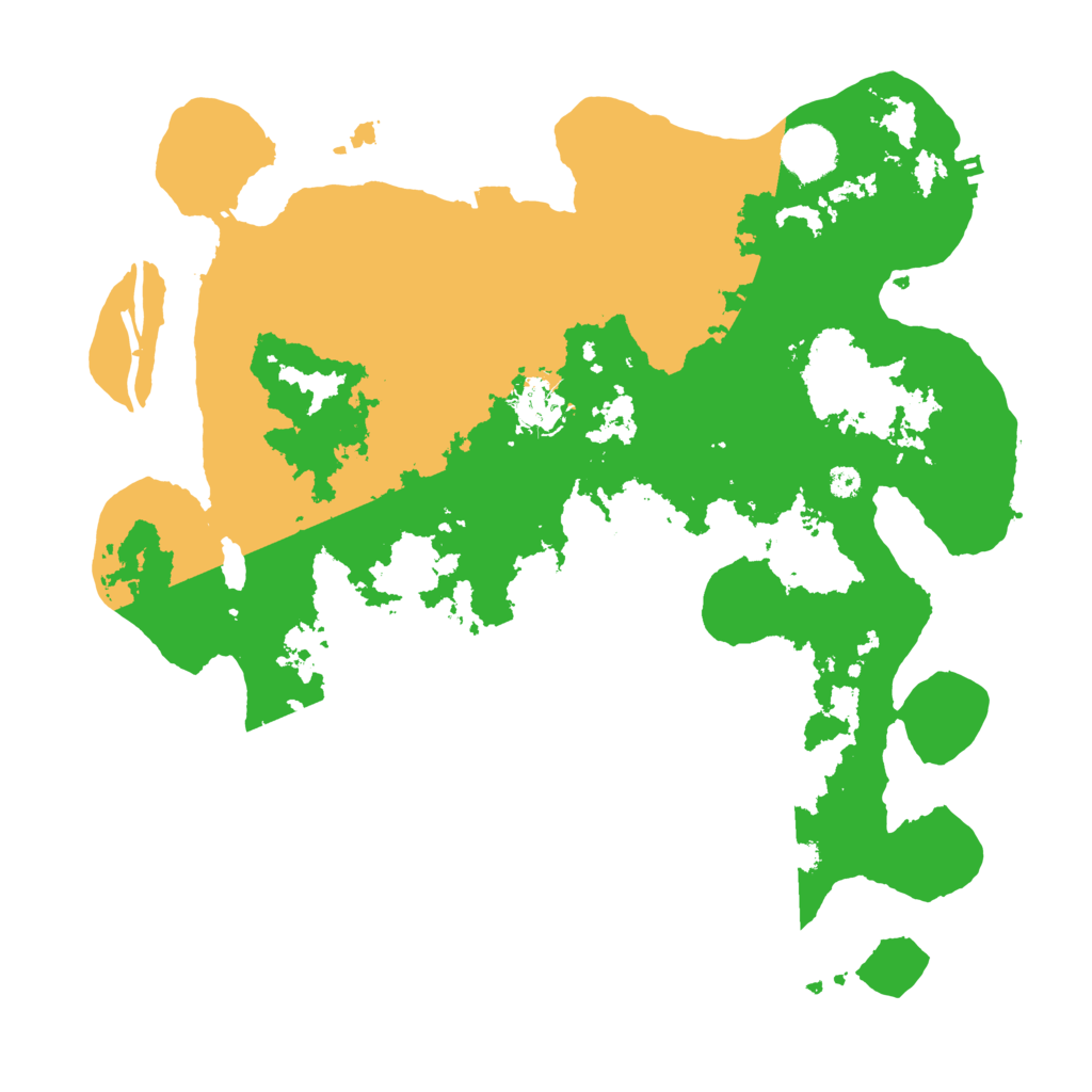 Biome Rust Map: Procedural Map, Size: 3550, Seed: 30784257