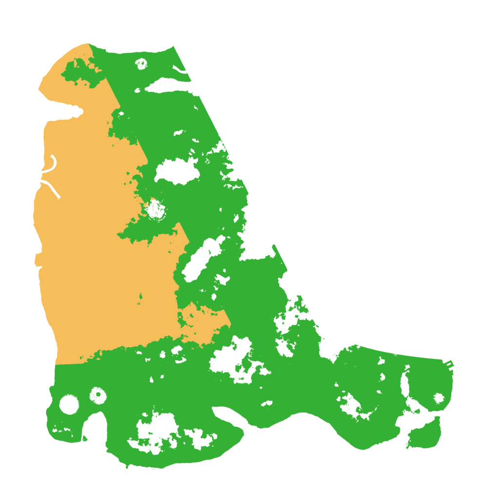 Biome Rust Map: Procedural Map, Size: 4500, Seed: 2363