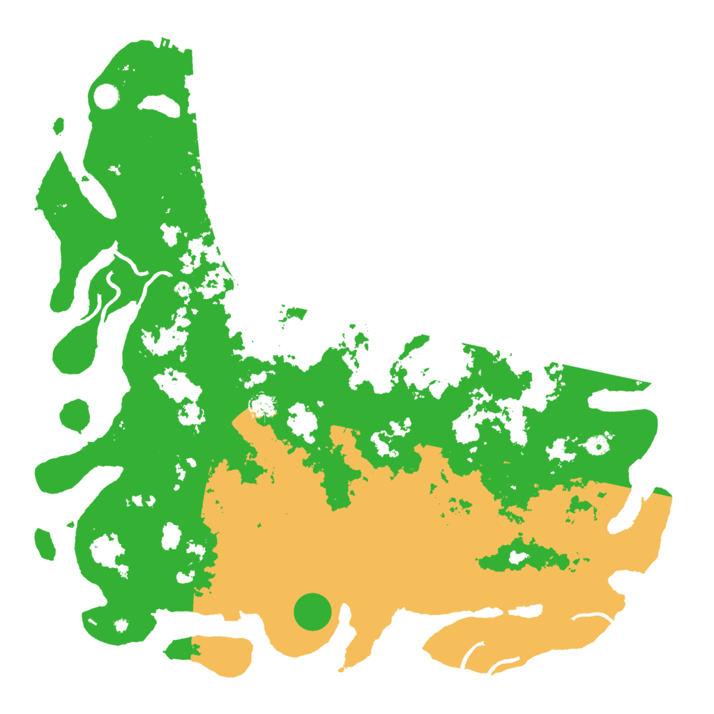 Biome Rust Map: Procedural Map, Size: 5000, Seed: 153317687