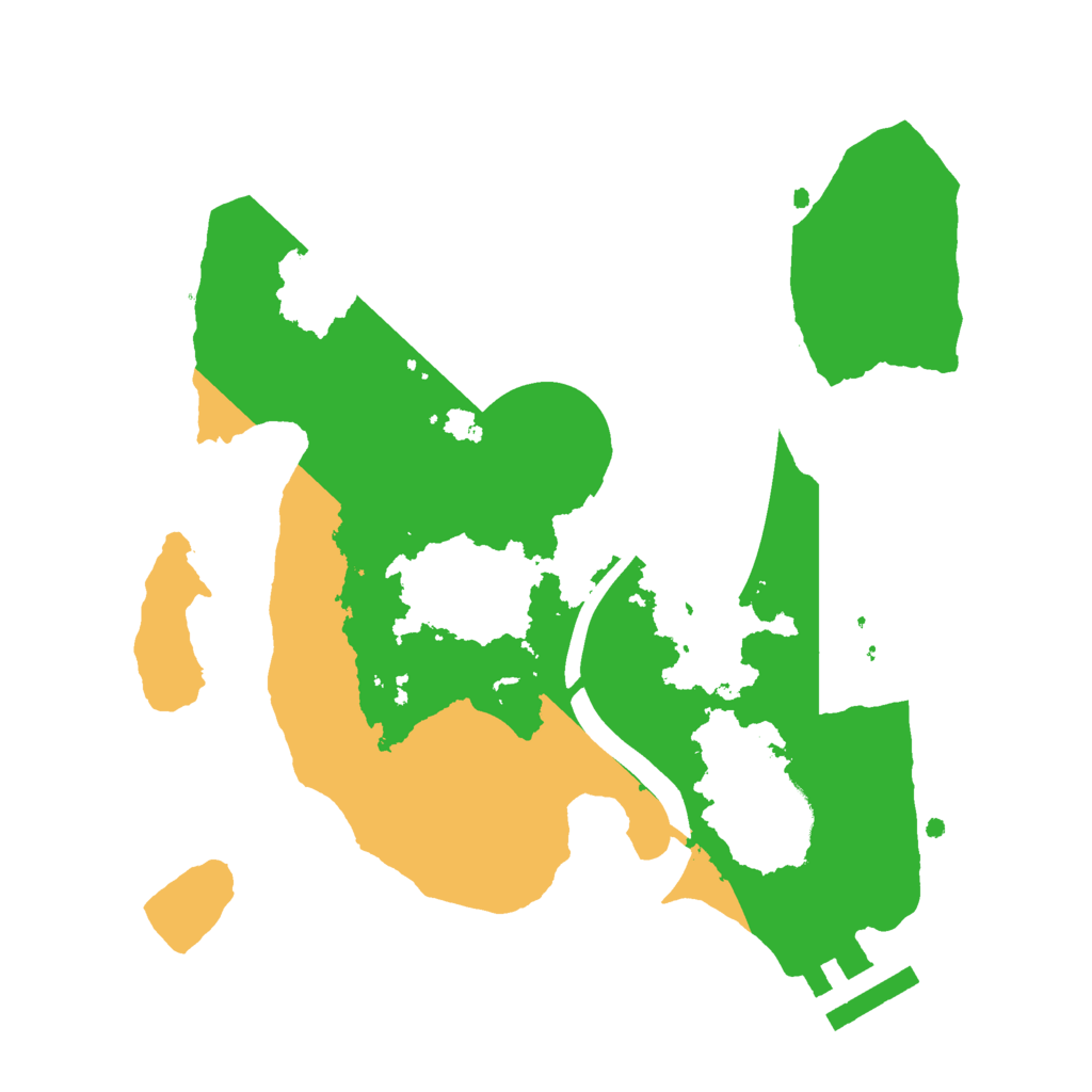 Biome Rust Map: Procedural Map, Size: 2250, Seed: 46607837